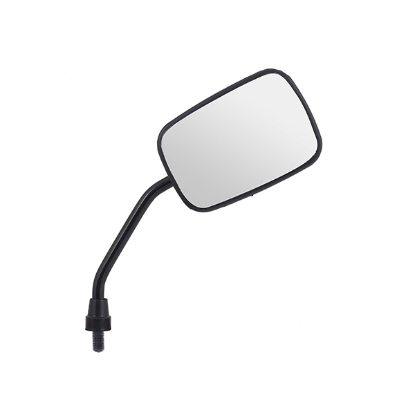 Uno Minda RV-5001L Shatterproof Glass Rear View Mirror(Black Rod)-Left Hand For Hero Hero Honda New Model  